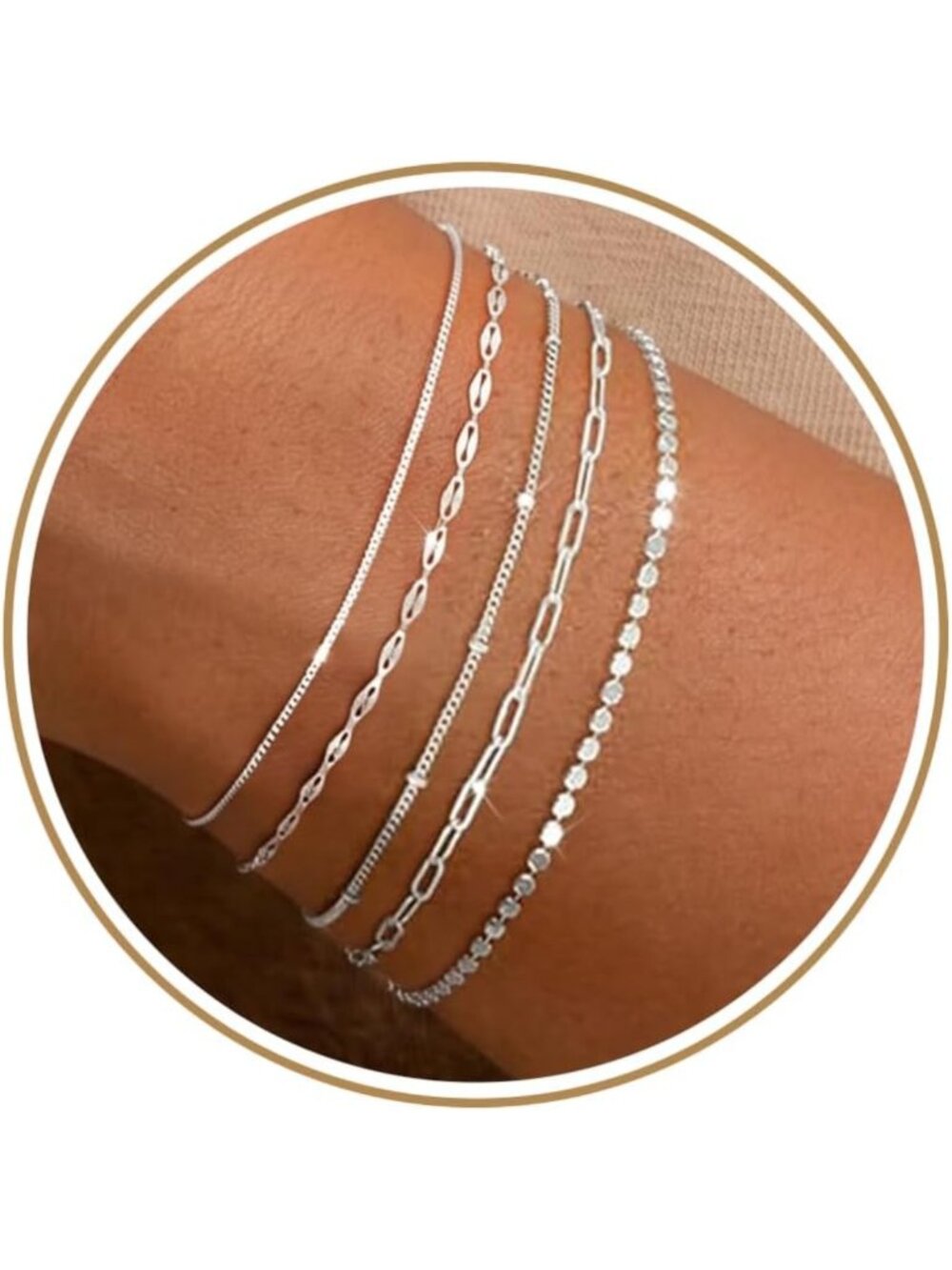 Trendy Thin Sterling Silver Bracelets for Women - Simple & Elegant Jewelry